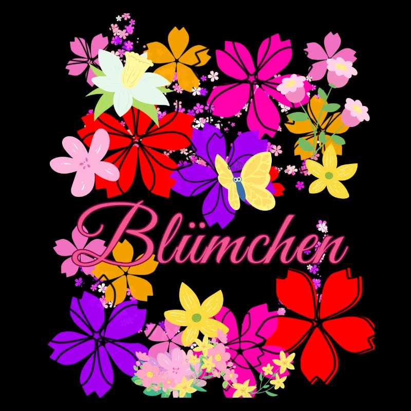 Blümchen, Blumen, Blumen kostüm,karneval