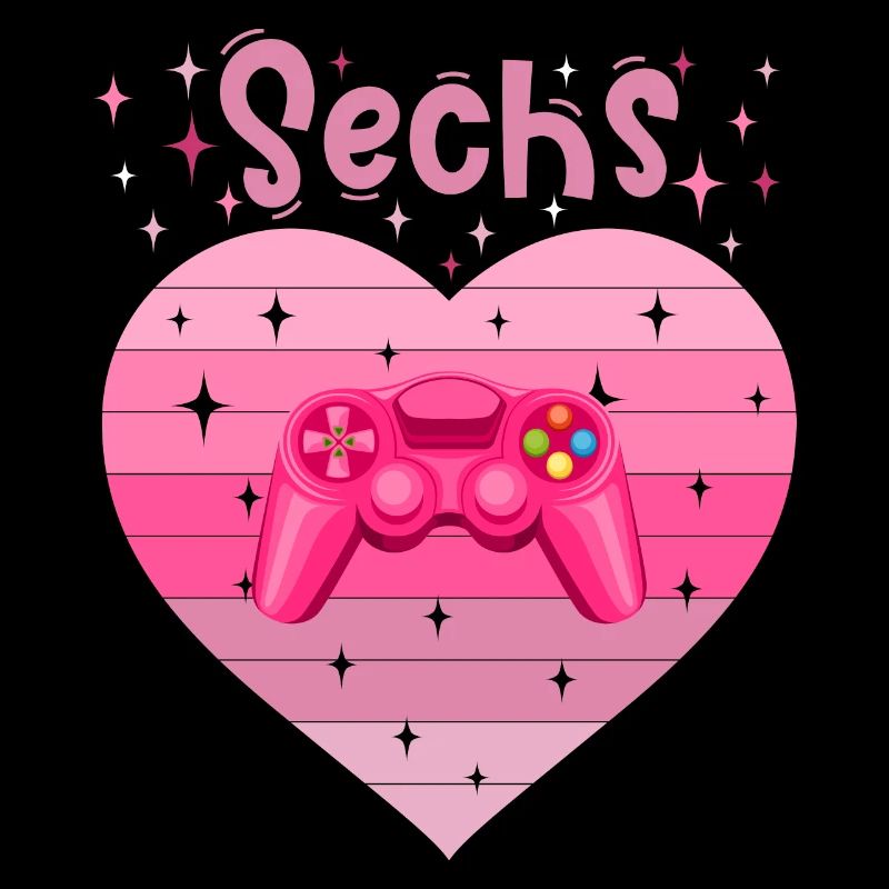 Mädchen Tochter 6. Geburstag Gaming Controller