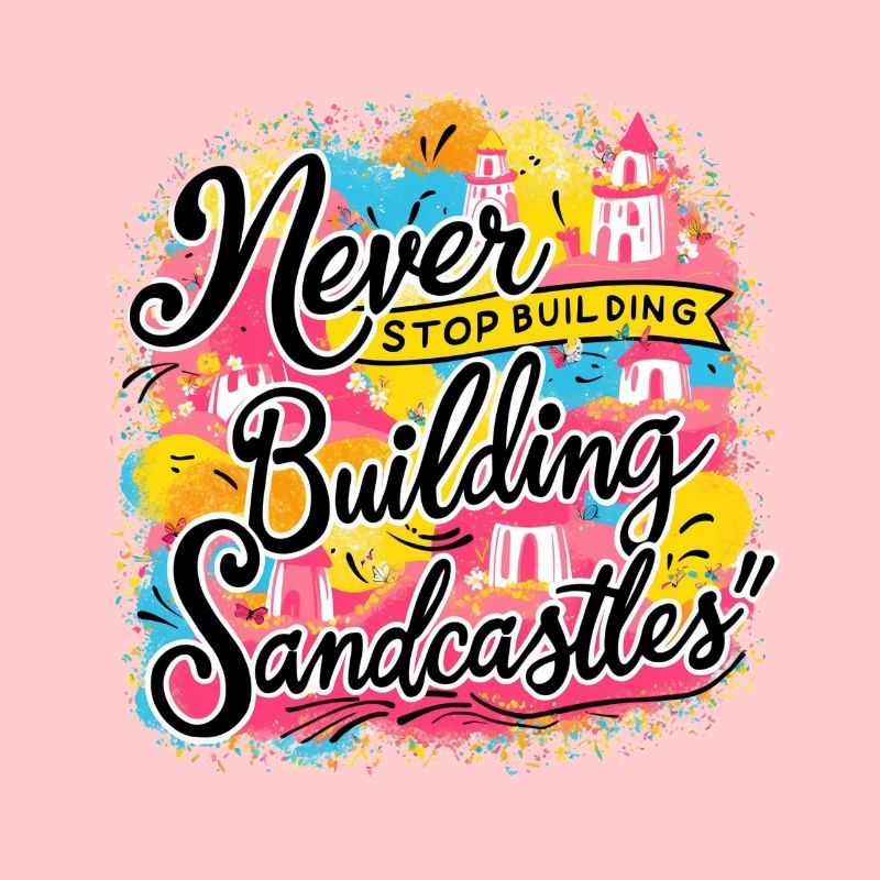 Ne jamais arrêter de construire des châteaux de sable
