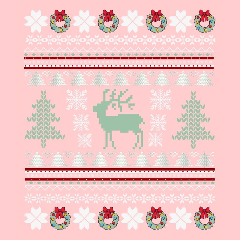 Retro Weihnachtsmuster
