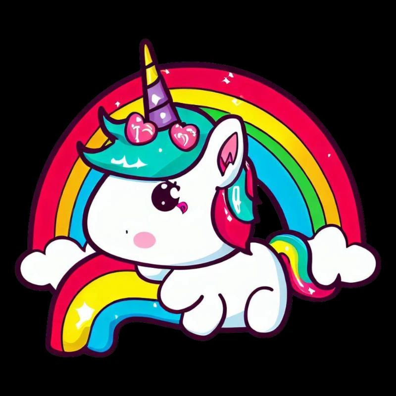 Unicorn rainbow