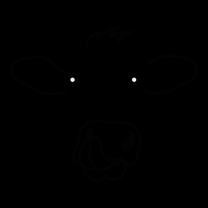 Vache mignonne Expression du visage