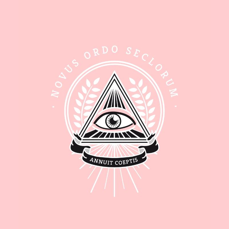 Illuminati œil omniscient pyramide de la société secrète
