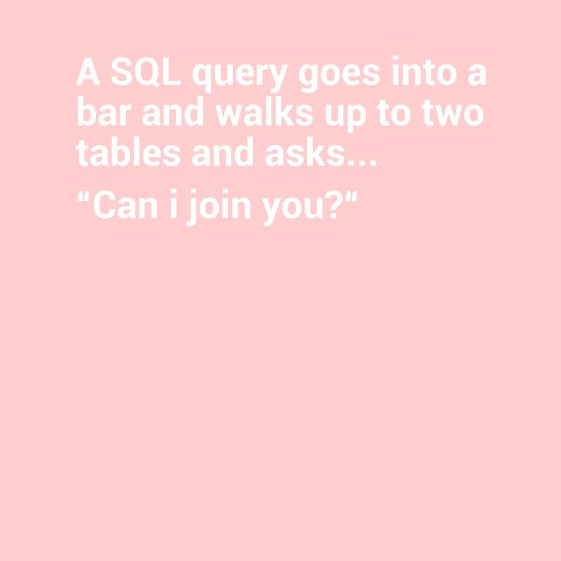 SQL Datenbank Witz
