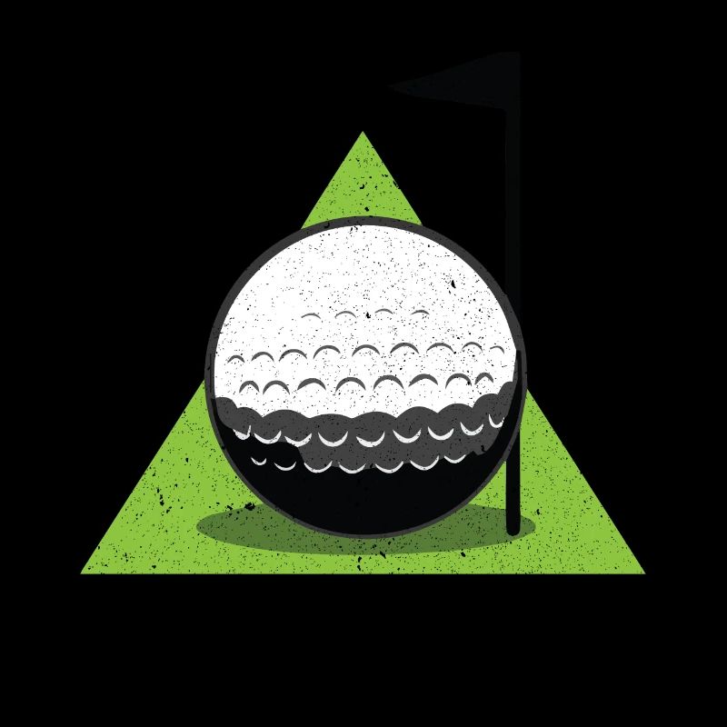Drapeau de balle de golf golf