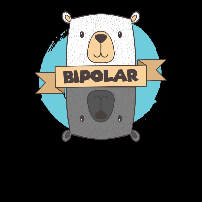 BiPolar Bear I Conception de troubles mentaux mignons