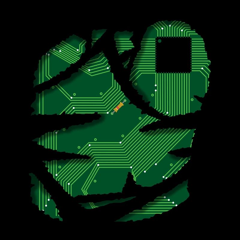 Stromkreis / Strom / Schaltplan / Technik Shirt