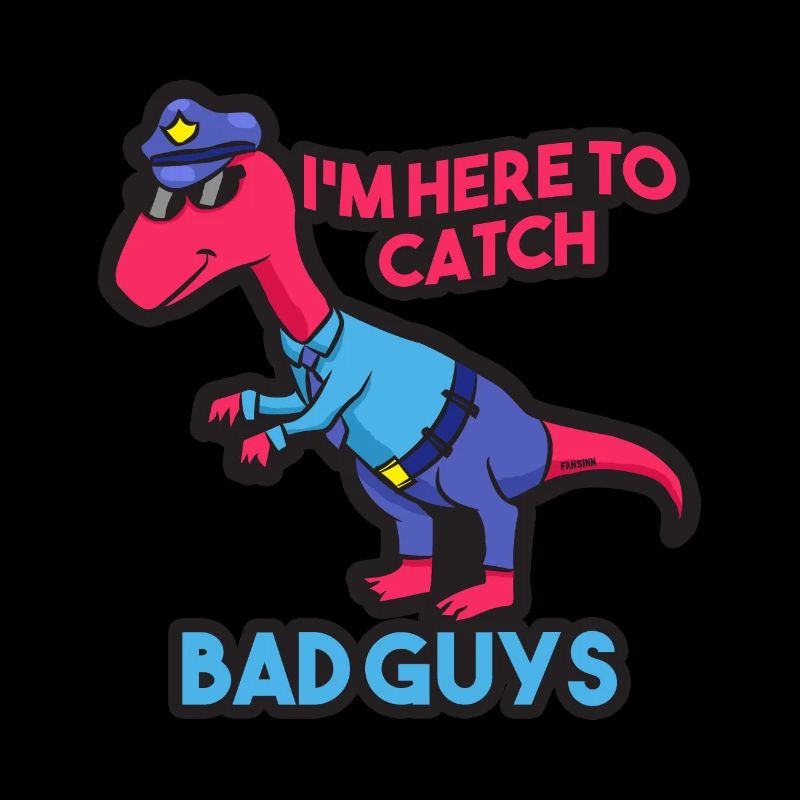 Dino Polizei Spruch Kinder Geschenk
