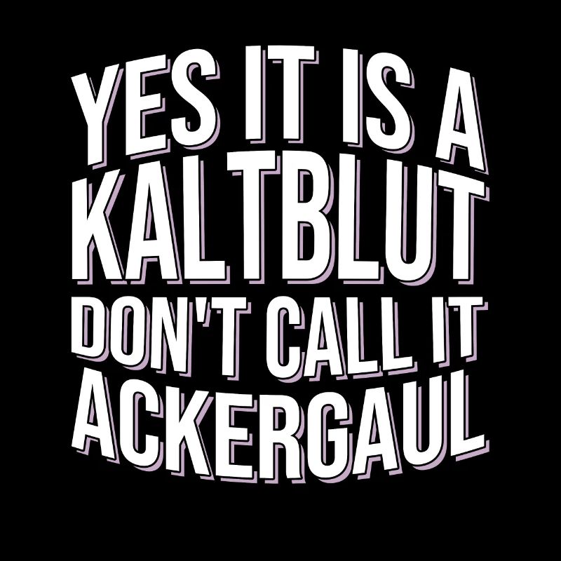 Pferd Spruch Kaltblüter