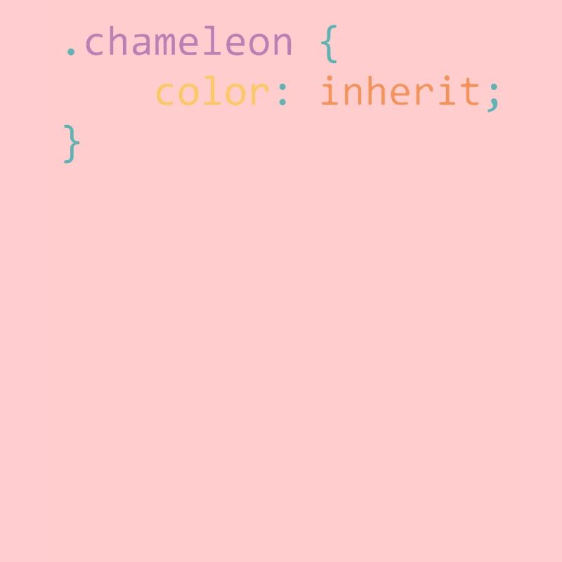 Chameleon css - nerdy and geeky gift