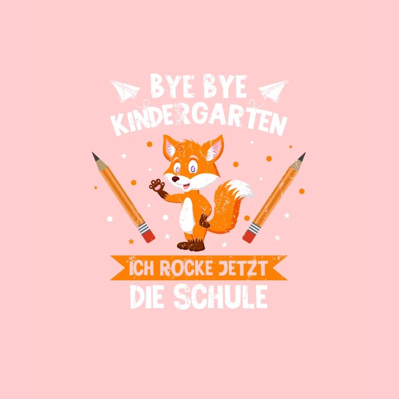 Bye Bye Kindergarten Einschulung Fuchs Geschenk
