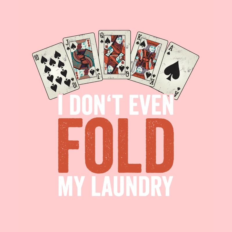Conception de poker drôle