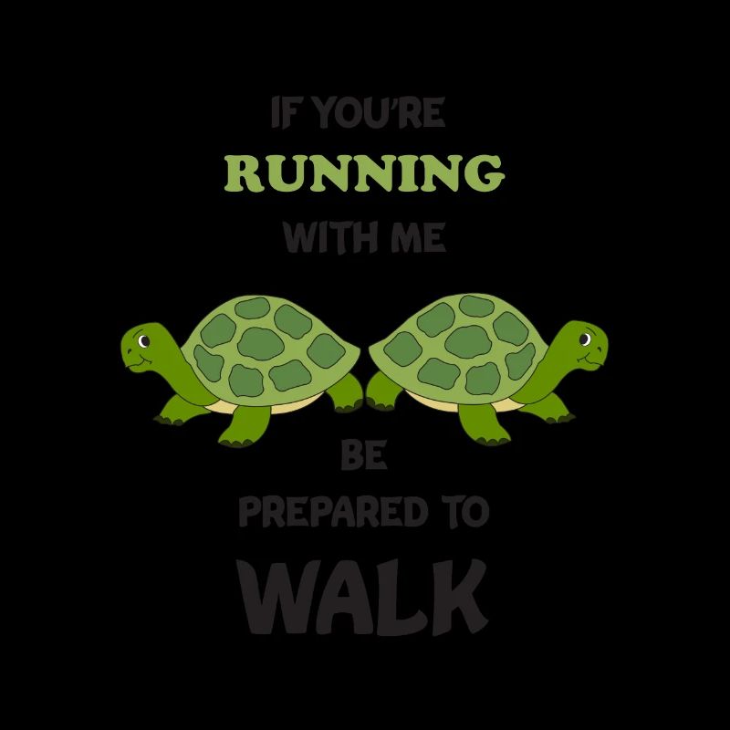 Running Funny Run Turtle Marathon Runner Geschenk