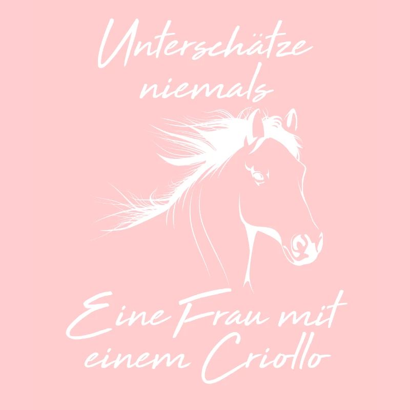 Frau Mit Criollo Pferd Reiten Ausritt