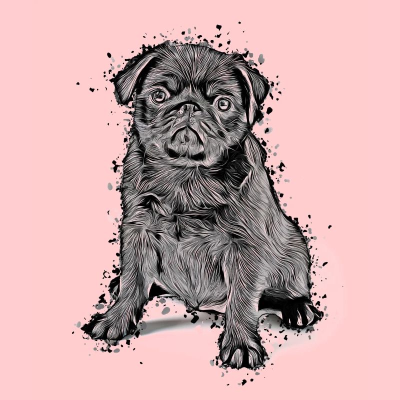 süßes Mops Welpe Geschenkidee Möpse Pug Shirt
