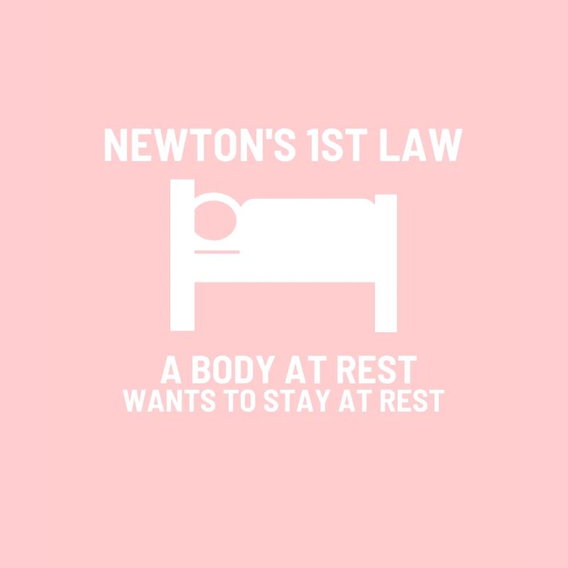 Newtons erstes physikalisches Gesetz Arzt oder Wis