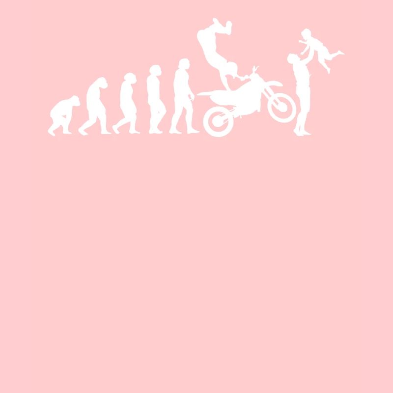 Biker Evolution Papa Motorradfahrer Motorrad Cross