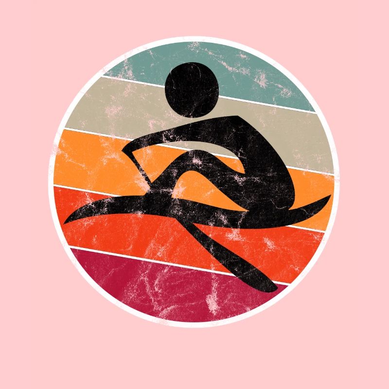 Rameurs rangée rétro