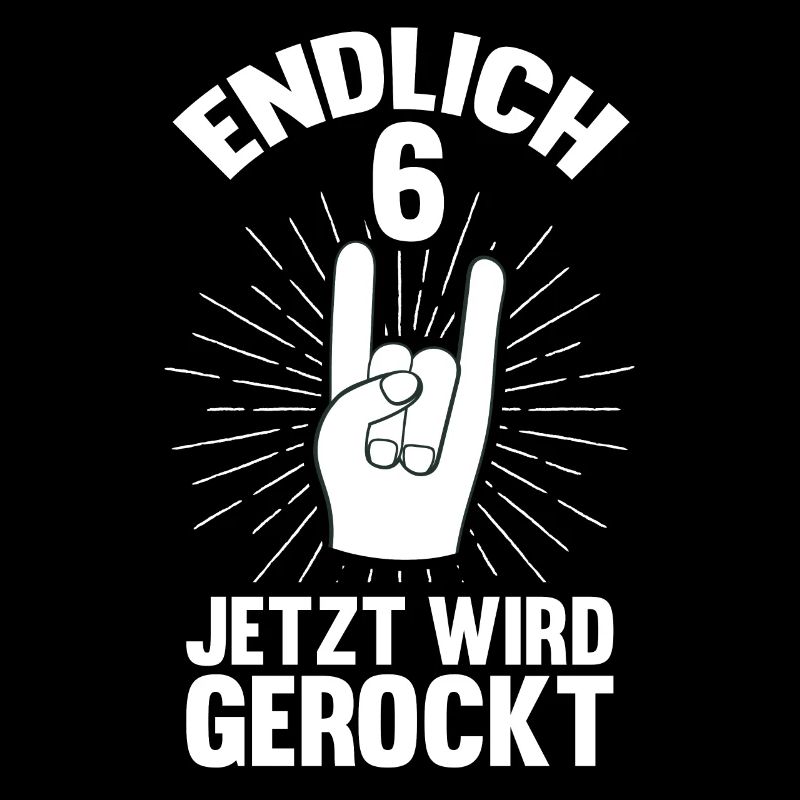 Endlich 6 Jahre alt Kindergeburtstag Geburtstag