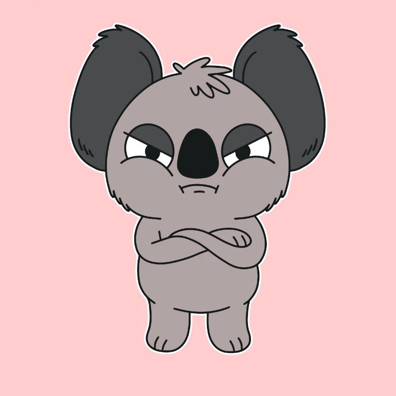 Wütender Koala