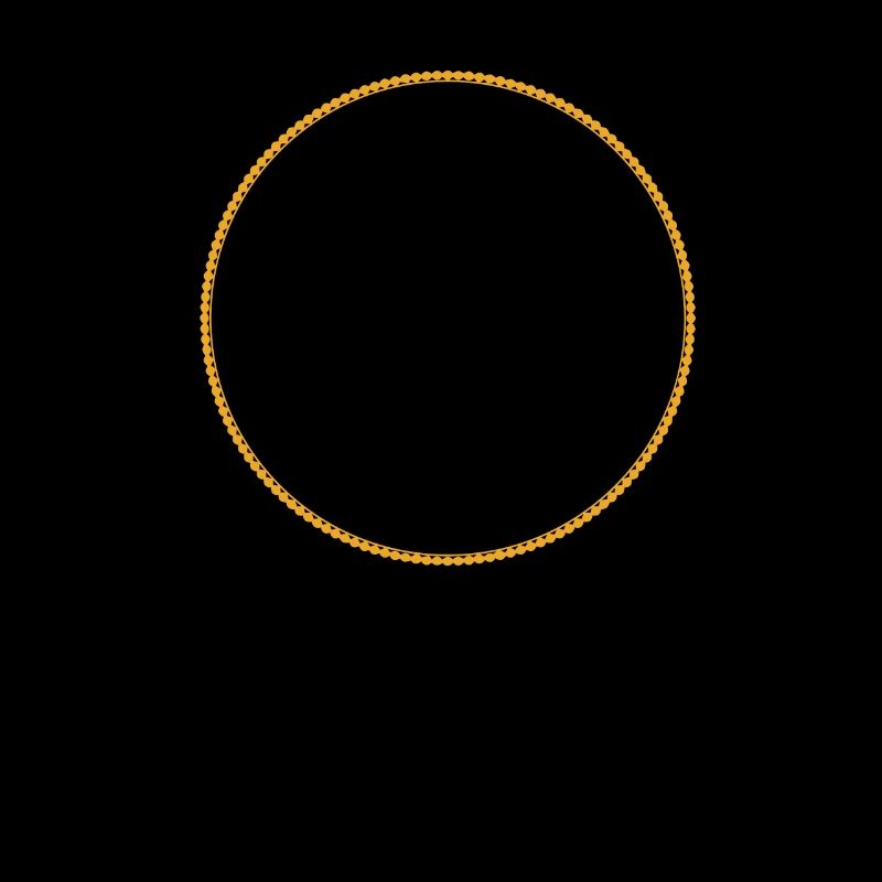 Circle and point