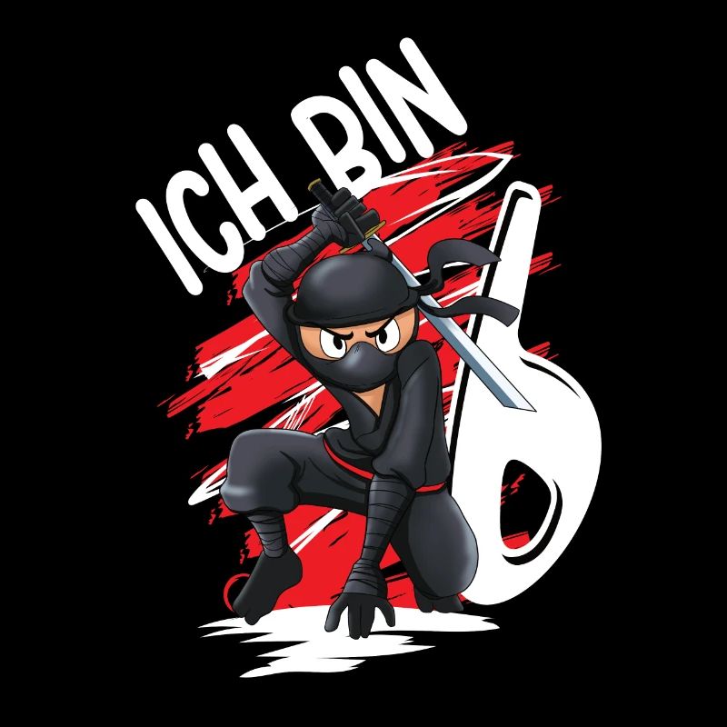 6. Geburtstag Junge Ninja Ich bin 6