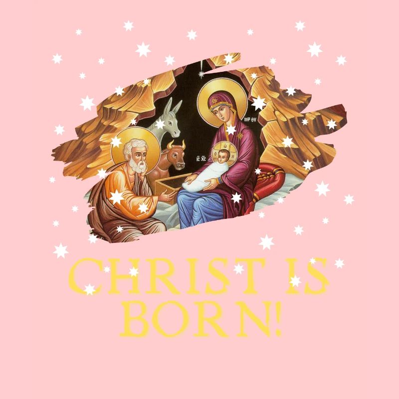 Weihnachtskrippe Christus ist geboren!