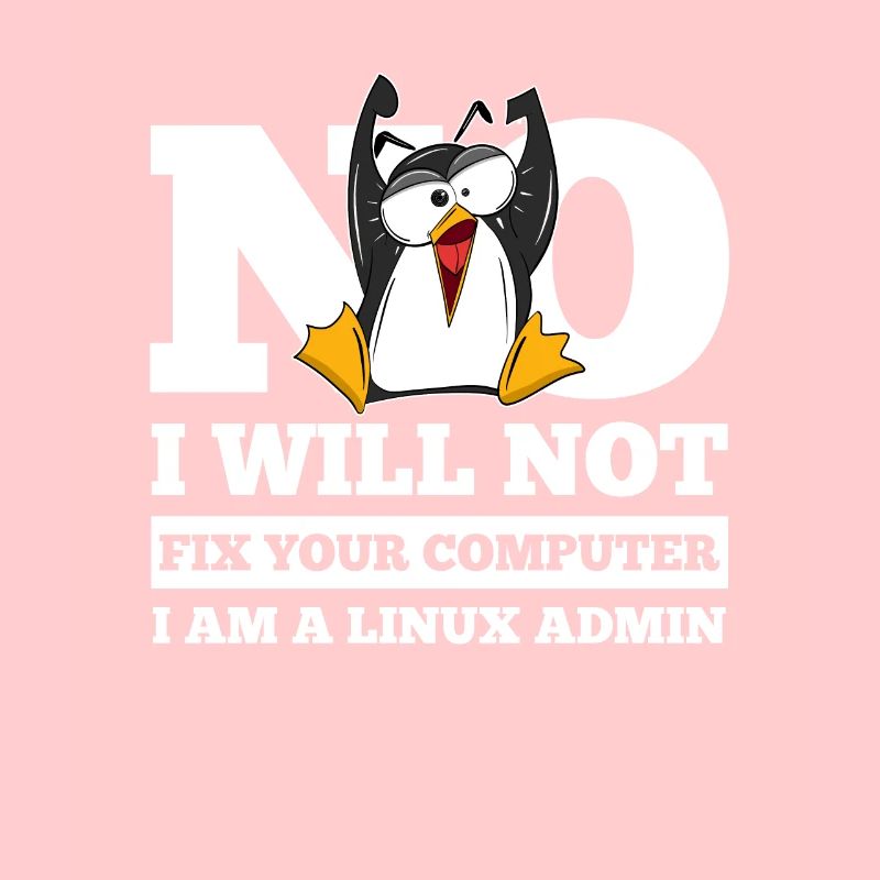 Correction de l'ordinateur Linux SysAdmin Hacker Coder Penguin