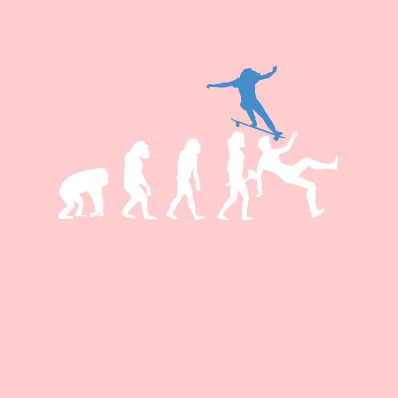 Skateboarder Evolution Skateboard Skateboarding