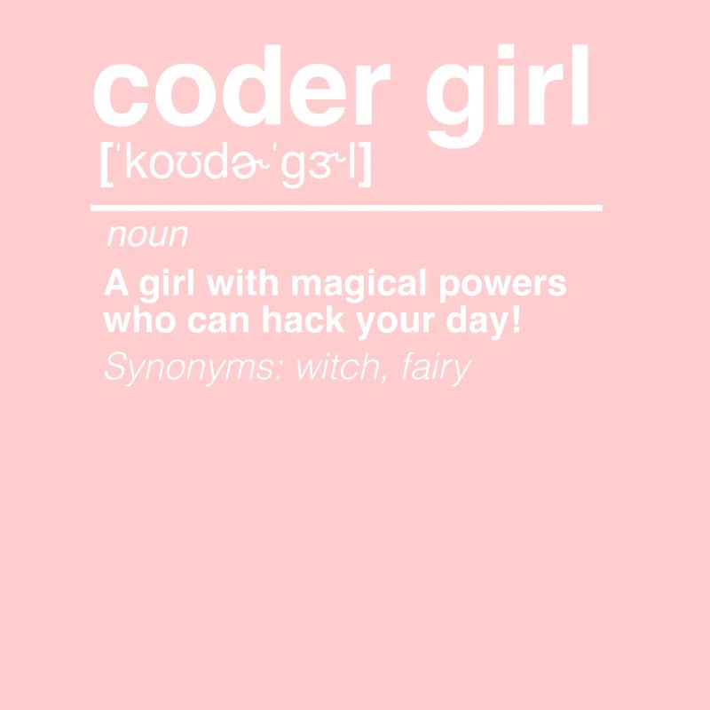 Coder Girl Software Entwickler Engineer Geschenk