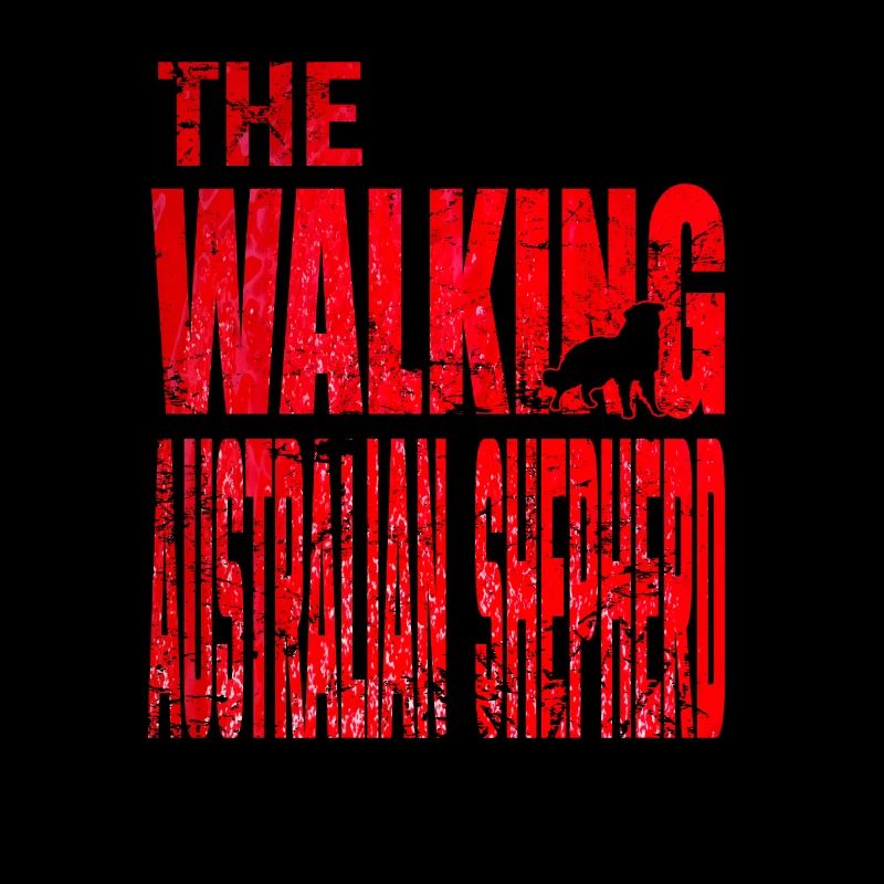 Australian Shepherd Hund Aussie Walking Geschenk