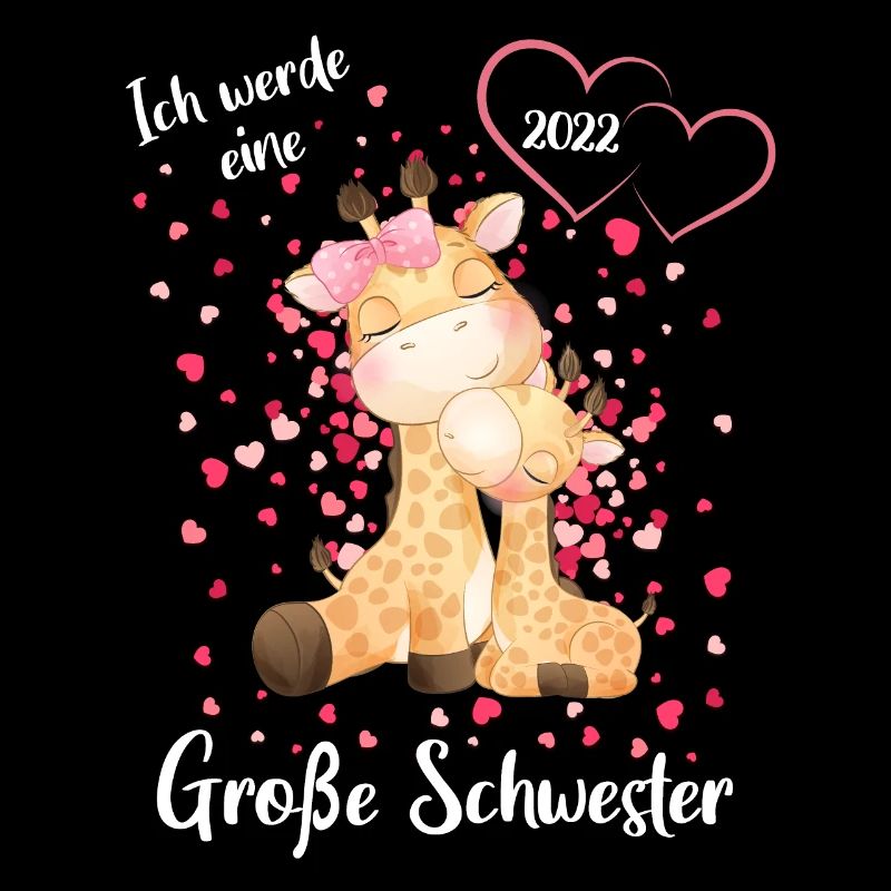 Nachwuchs verkünden Ich werde große Schwester 2022