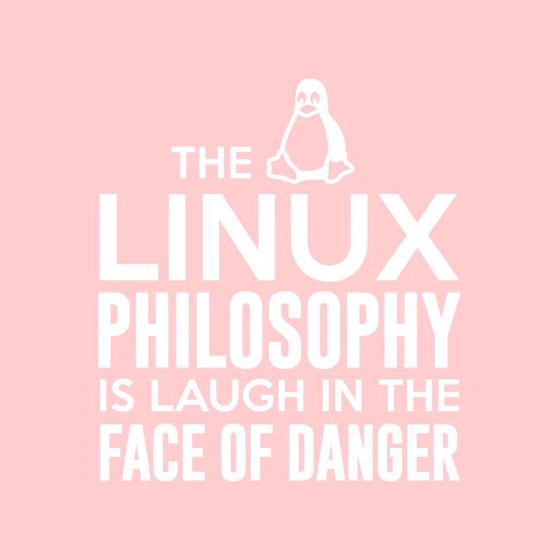 Linux Geek Philosophie Programmierer