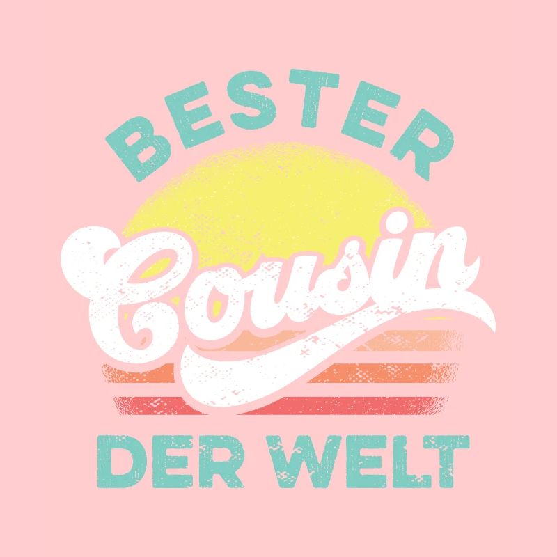 Bester Cousin der Welt Vintage Spruch