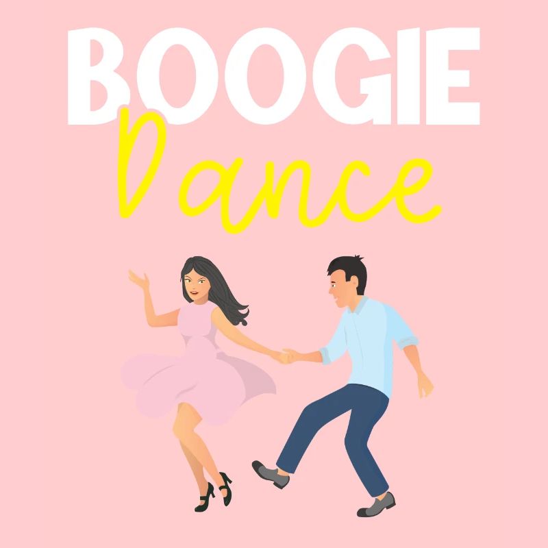 Boogie Woogie Dancer Dancing Decoupe Vintage