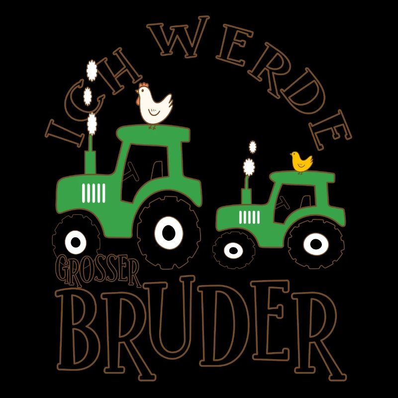 Ich werde großer Bruder Traktor