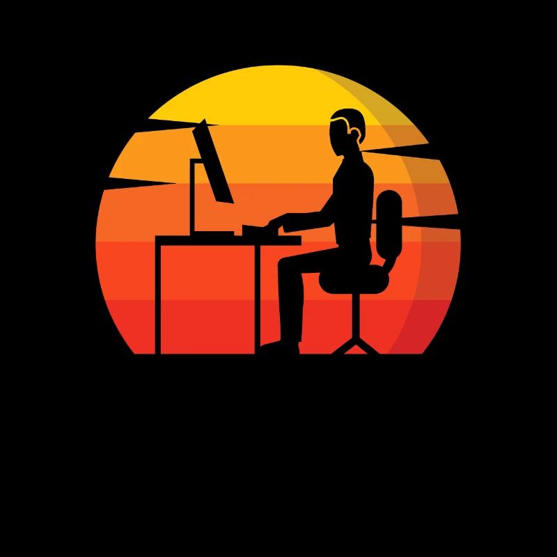 Gamer Programmer Nerd Gambler Retro Computer Science