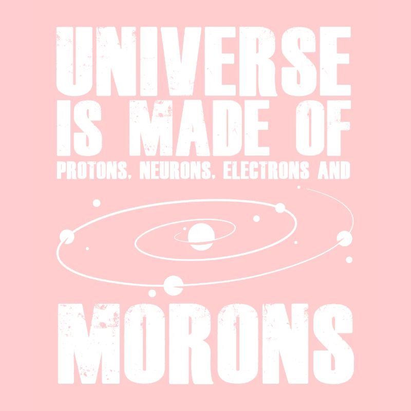 Univers à partir de protons neurones électrons morons