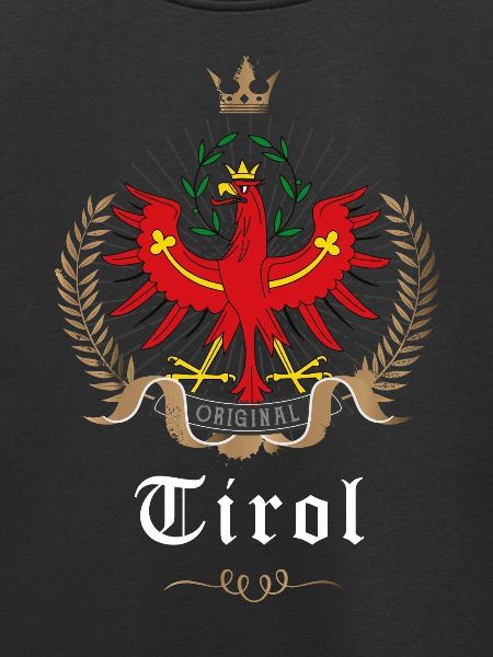 Tyrol Laurel Wreath Tyrolean Coat of Arms Eagle Original