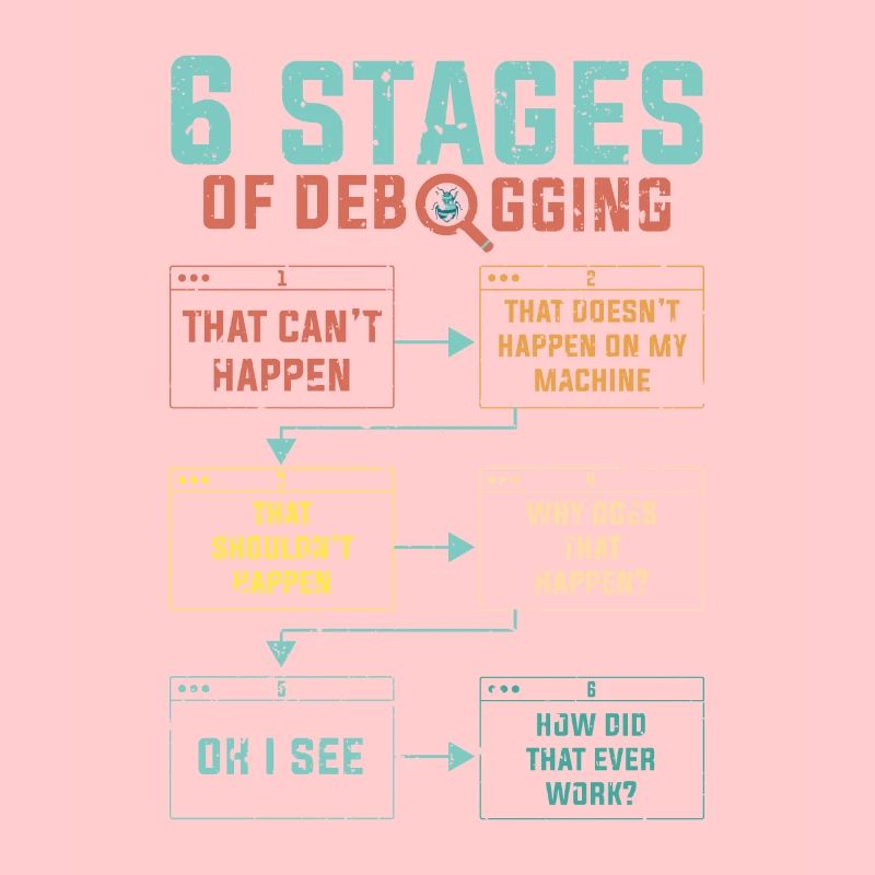 Programming 6 Stages of debugging