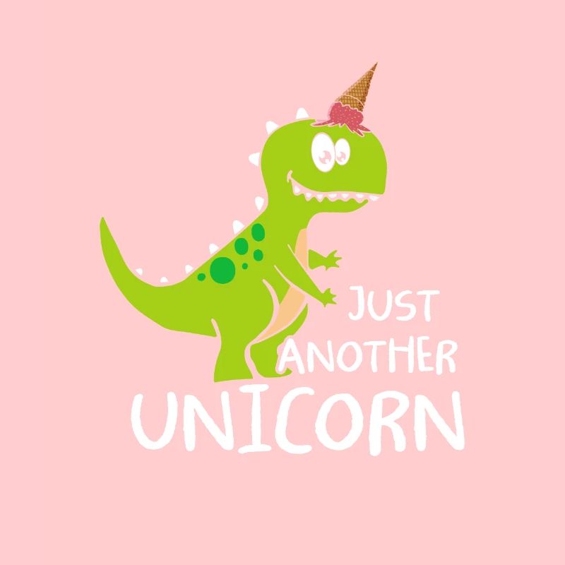 Just Another Unicorn Dinosaurier Einhorn mit Eis