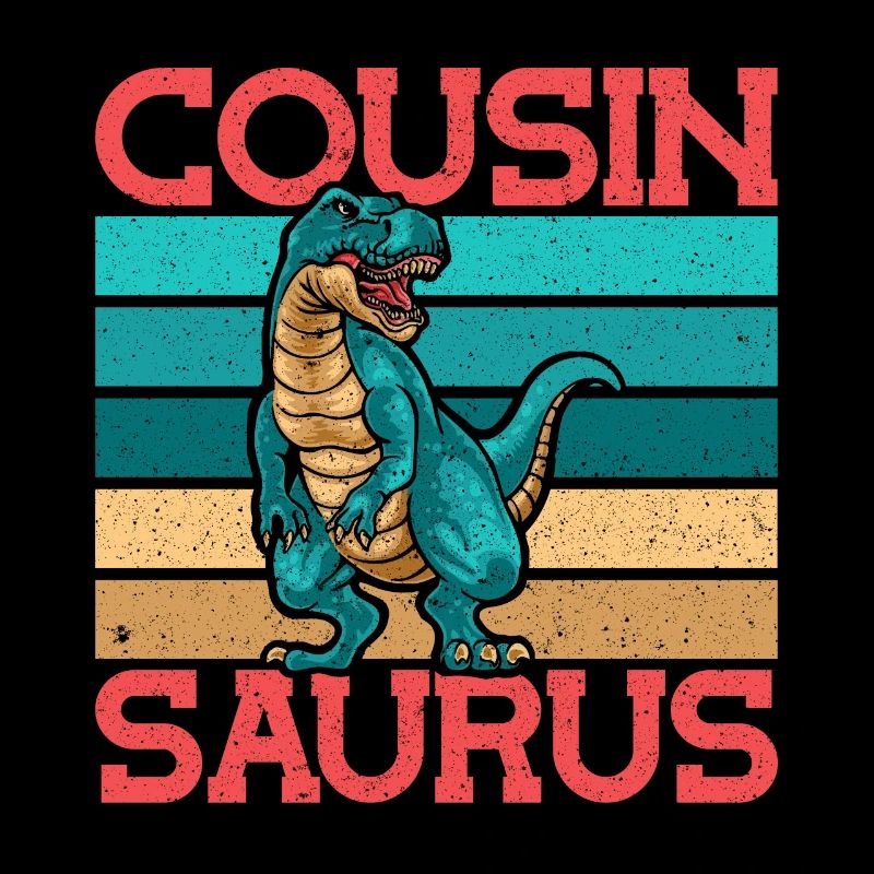 Cousin-Saurus T Rex Dinosaurier Cousin Saurus Jung