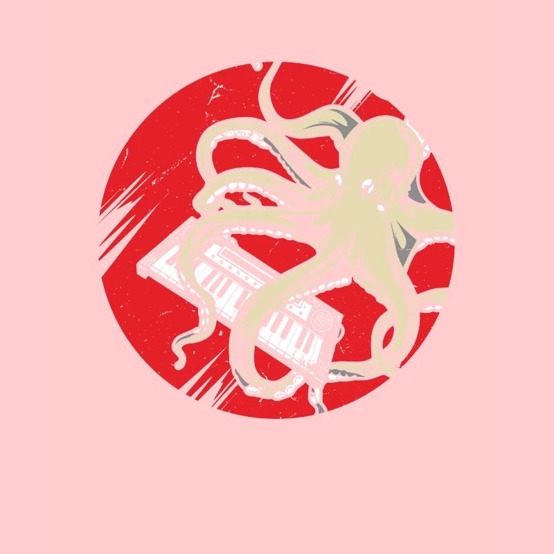 Retro Japan Synthesizer Octopus Analog Synth