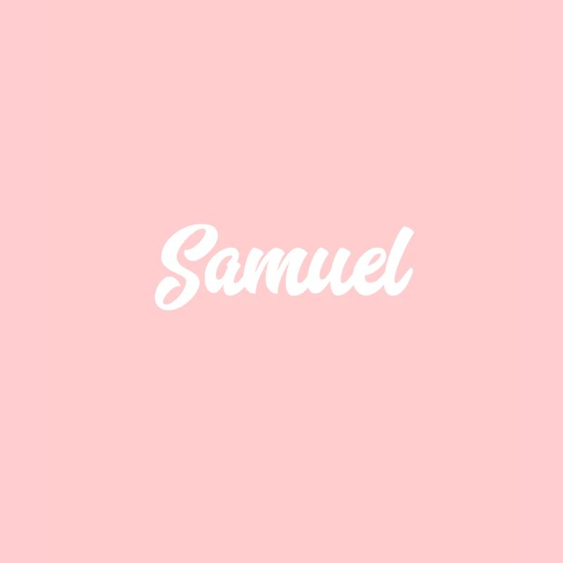 Samuel Custom Text Geburtstagsname