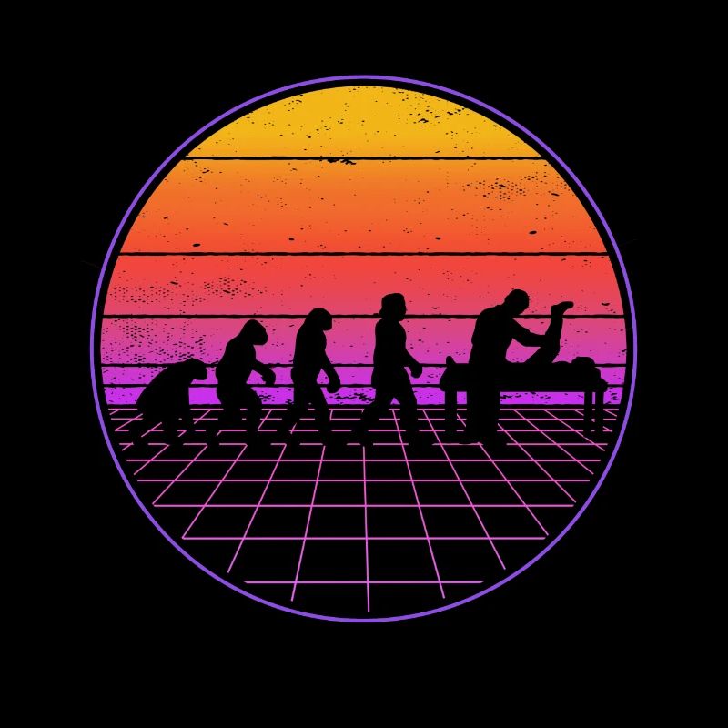 Physiothérapeute Evolution Vaporwave Physio