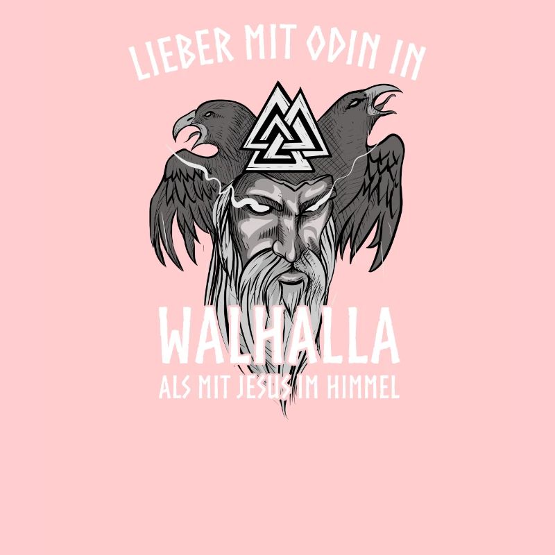 Wikinger Valhalla Walhalla Odin Schildmaid Mjolnir