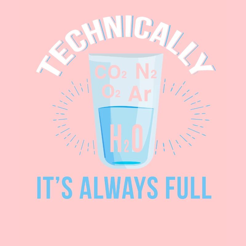 Technisch ist das Glas immer voll