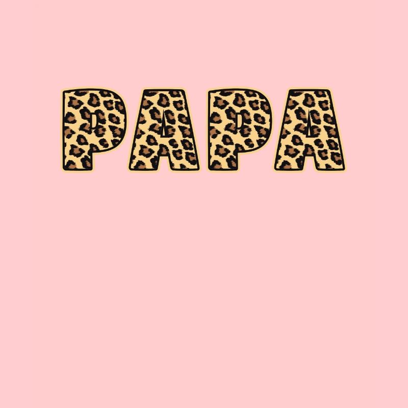 Papa Leopard Muster Geschenk