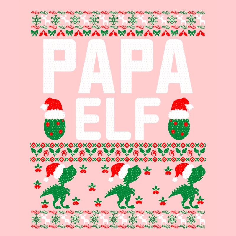 Papa Elf hässlicher Weihnachtspullover