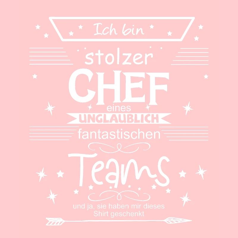 Stolzer Chef eines unglaublich fantastischen Team